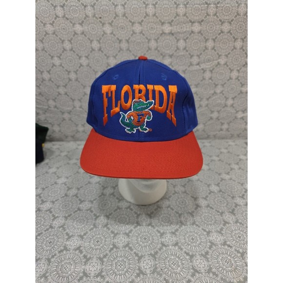 Vintage FLORIDA GATORS Snapback Cap Baseball Hat Embroidered 90's Logo Football - Picture 1 of 10